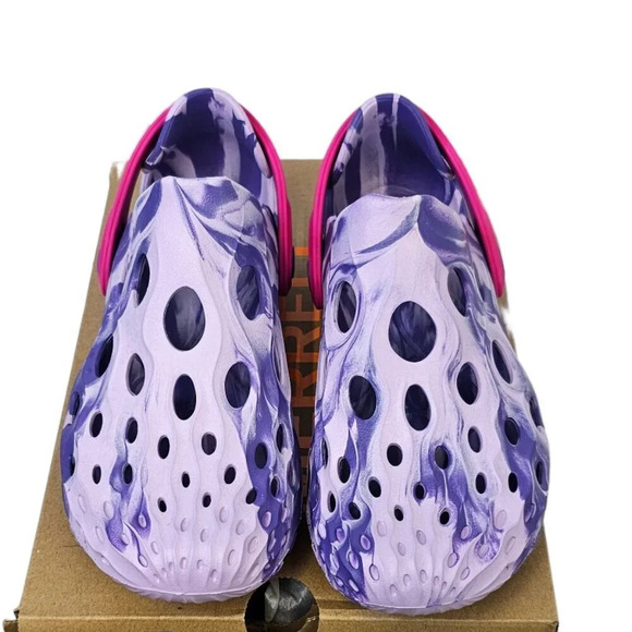 Merrell Girls Hydro Moc Sandals Size 2 Orchid New In Box Water Sandal - Picture 2 of 8